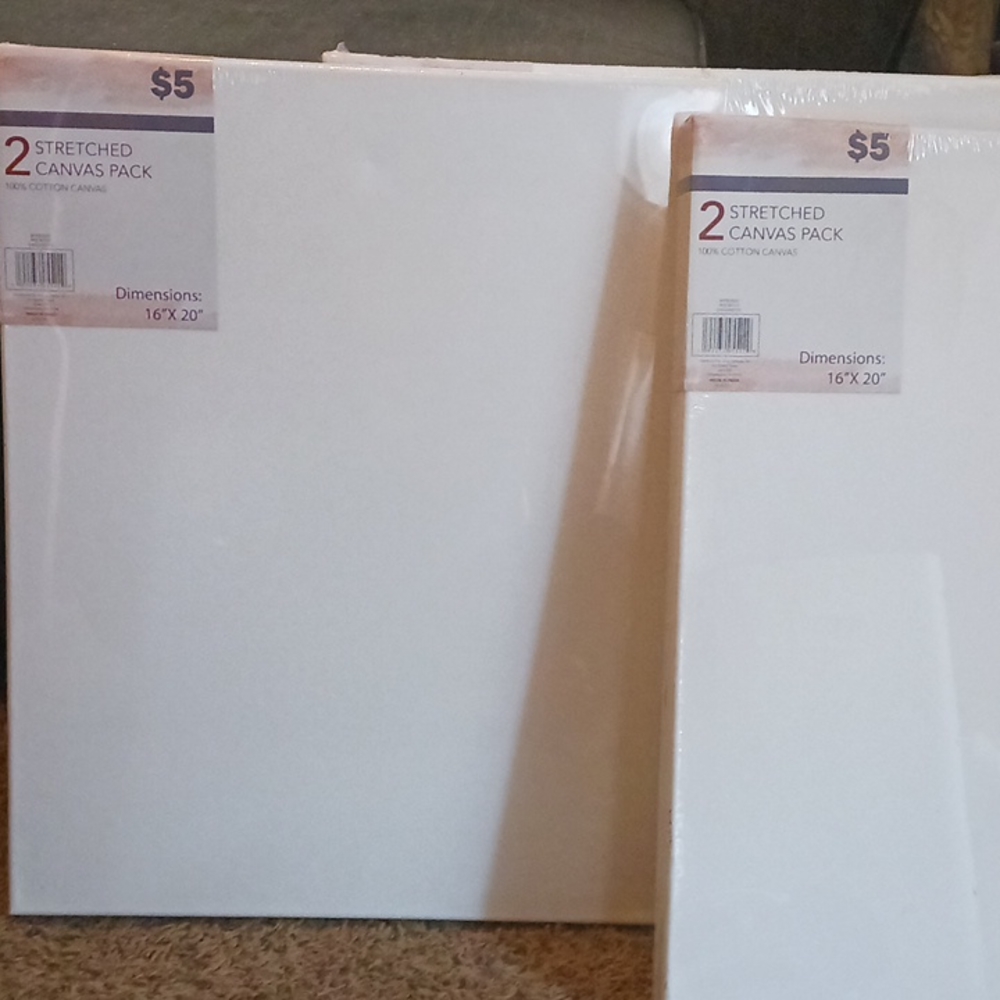 Stretched canvas pack